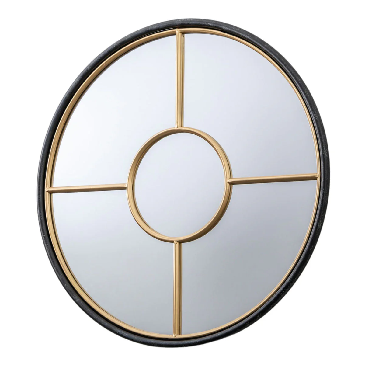 Gallery Direct Rocca Round Mirror Gold 600x30x600mm - Image 2
