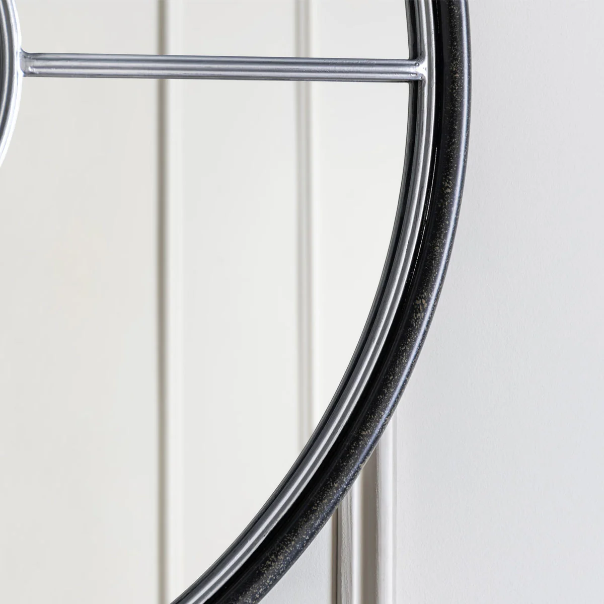 Gallery Direct Rocca Round Mirror Silver 800x35x800mm - Image 4