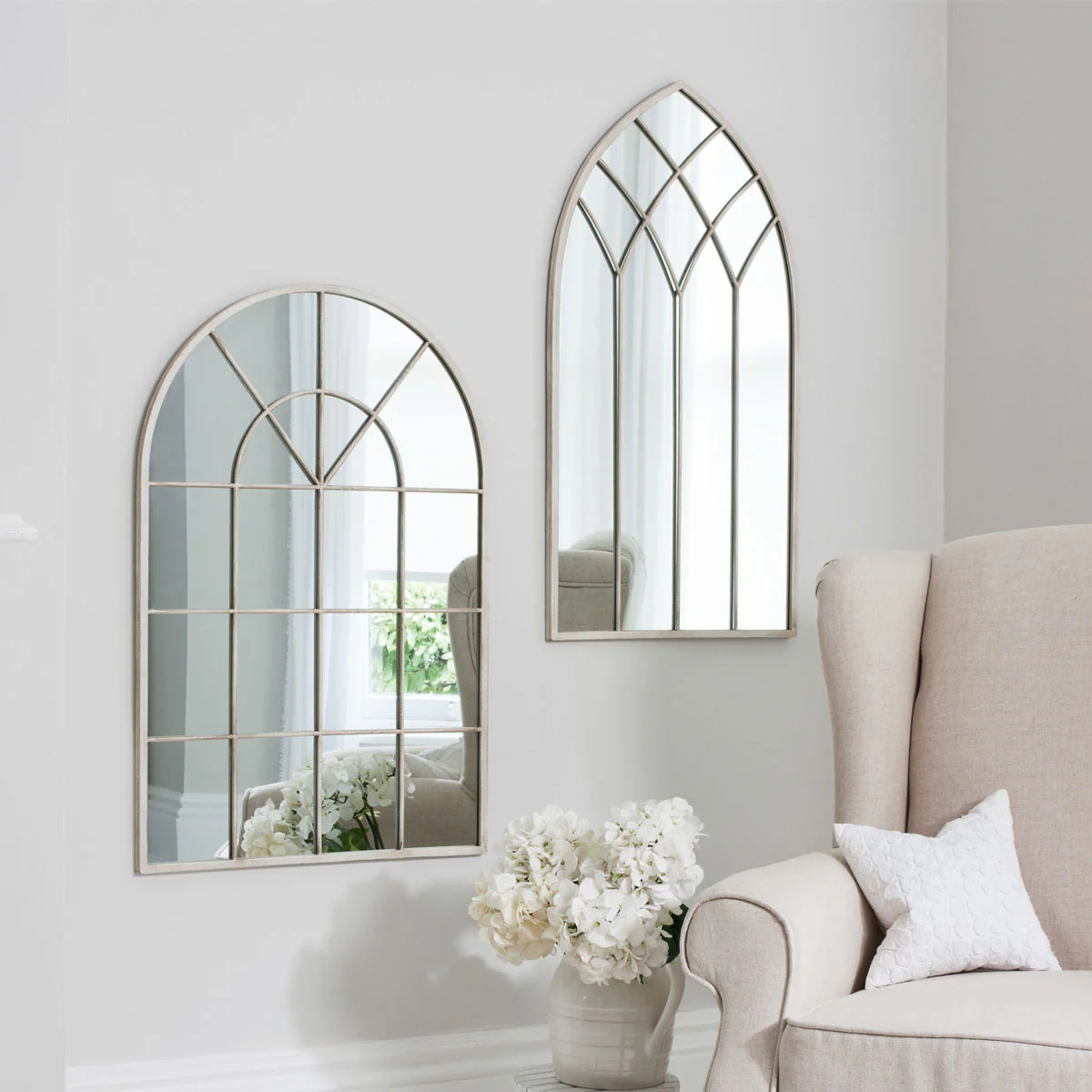 Gallery Direct Roebuck Cream Mirror 950x500mm - Image 5