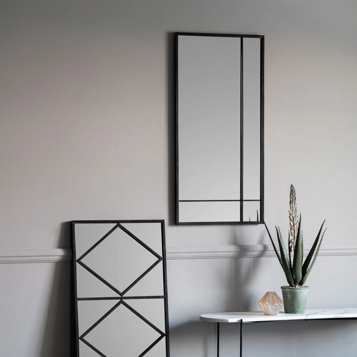 Gallery Direct Ruiz Mirror 500x25x1000mm - Image 4