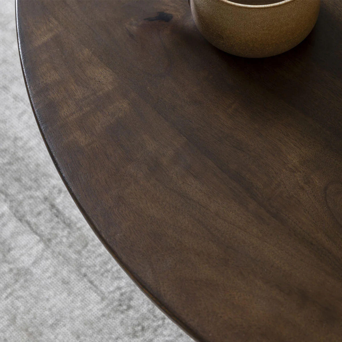 Gallery Direct Sculpt Round Coffee Table 900x900x340mm - Image 3