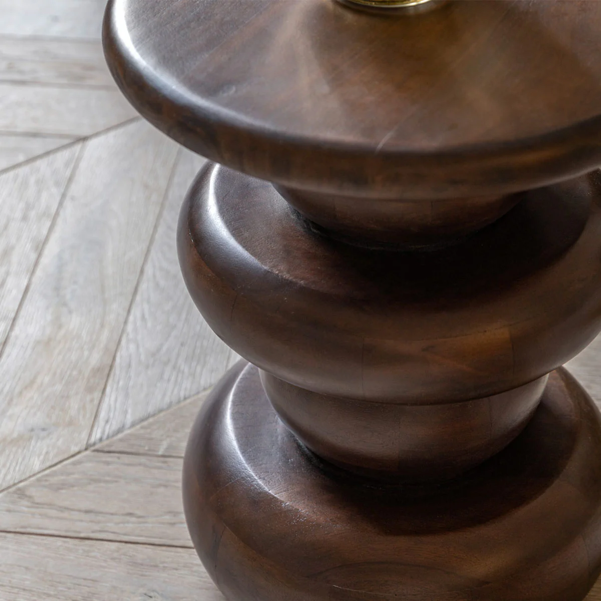 Gallery Direct Sculpt Side Table 400x400x450mm - Image 3