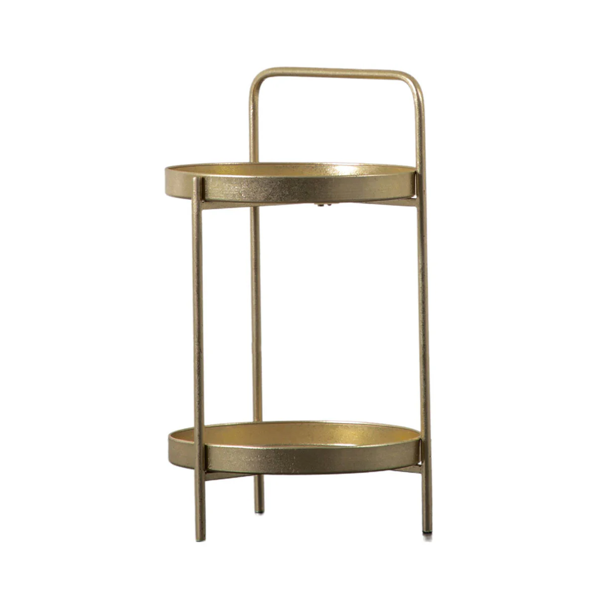 Gallery Direct Sennen Side Table Gold 400x400x720mm - Image 2