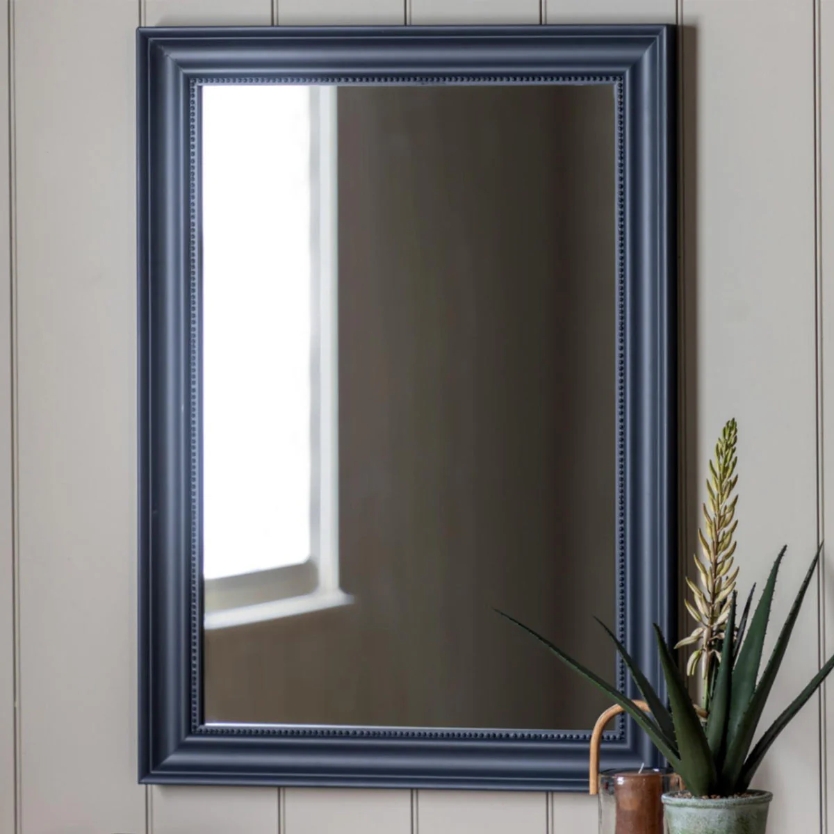 Gallery Direct Sherwood Rectangle Mirror Lead 1100x800mm - Image 7
