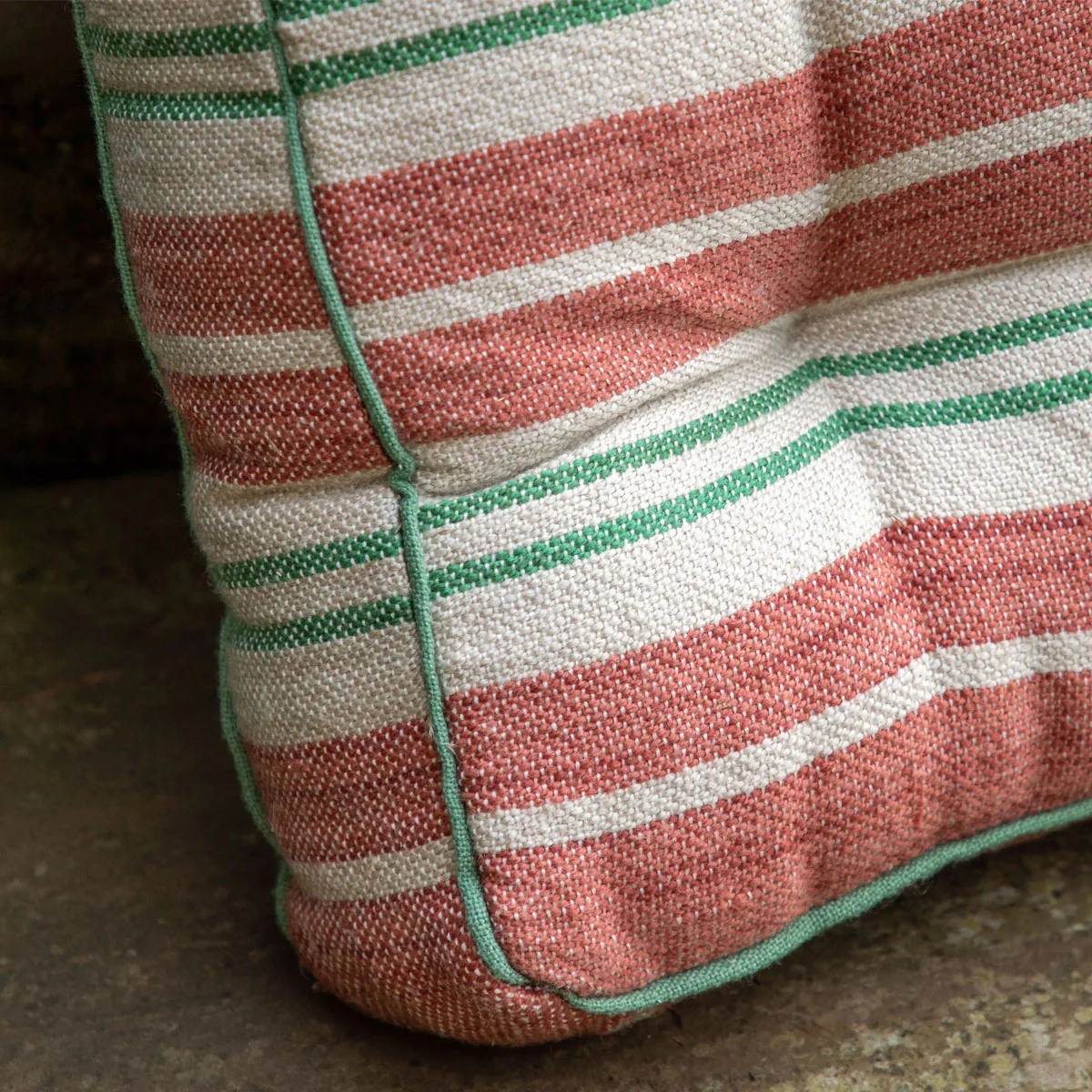 Gallery Direct Sina Stripe Woven Floor Cushion - Image 10