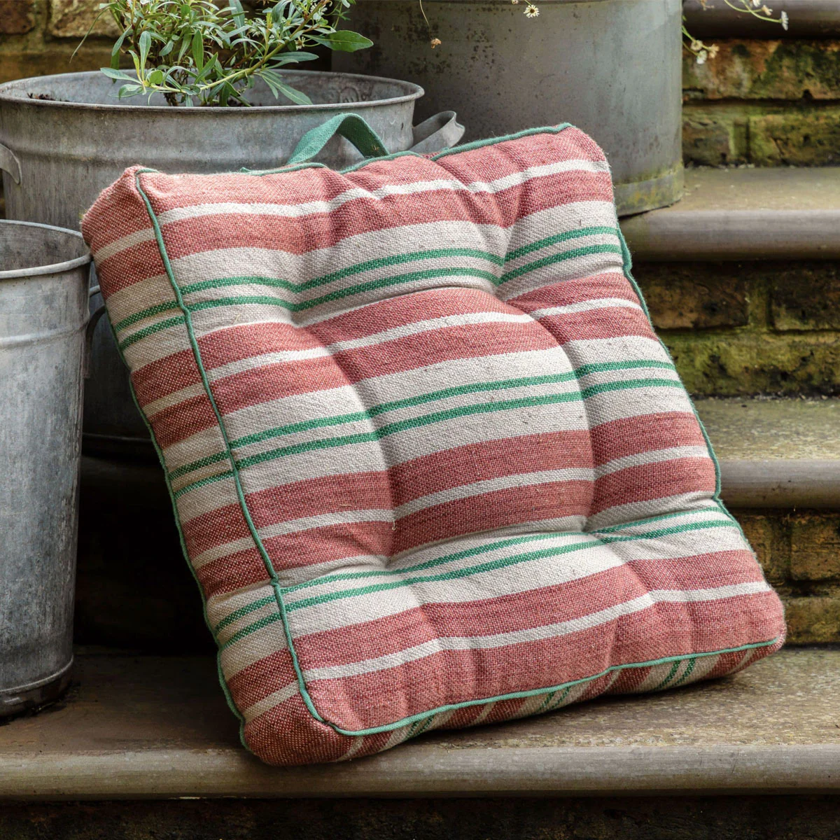 Gallery Direct Sina Stripe Woven Floor Cushion - Image 14