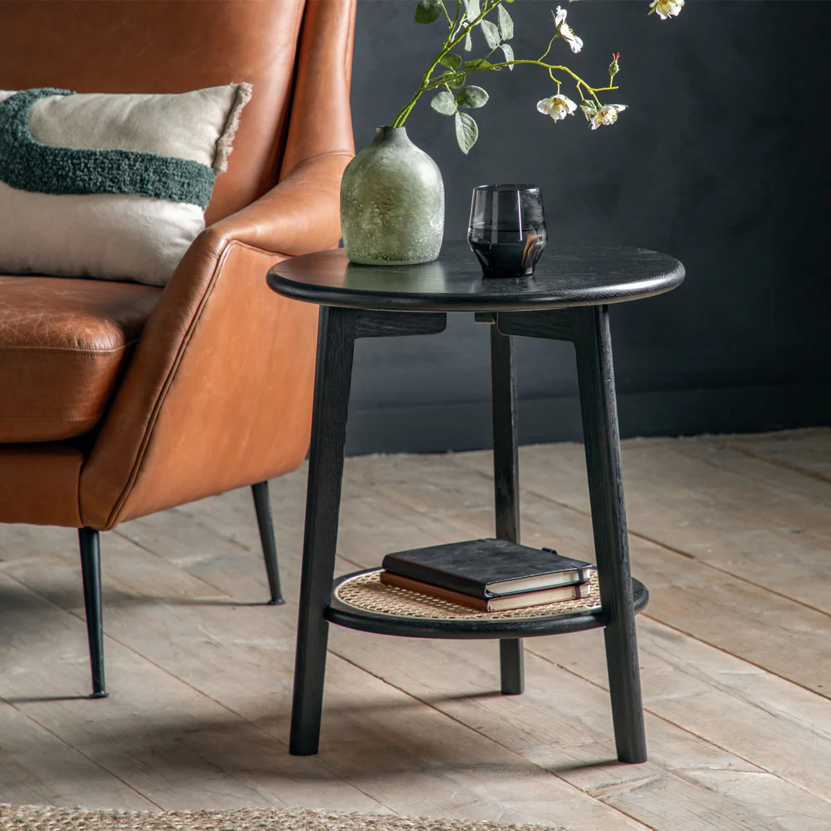 Gallery Direct Skylar Bedside Table 475x475x550mm - Image 5