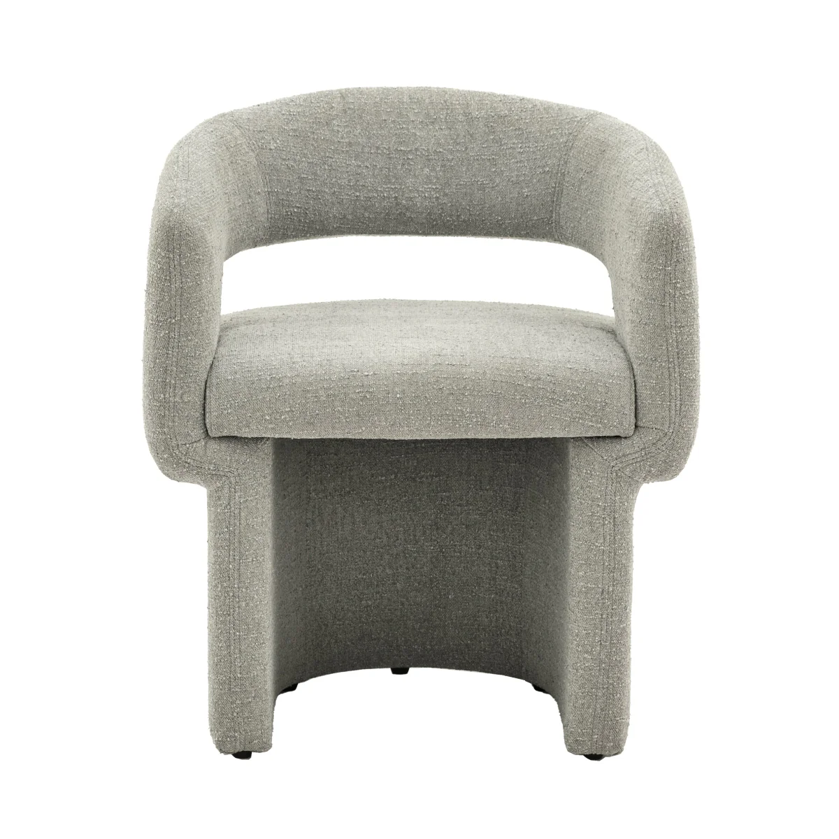Gallery Direct Sloane Dining Chair Grey Boucle 640x600x760mm