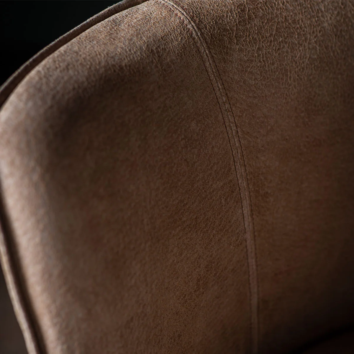 Gallery Direct Tarnby Chair Brown Leather (2pk) - Image 4