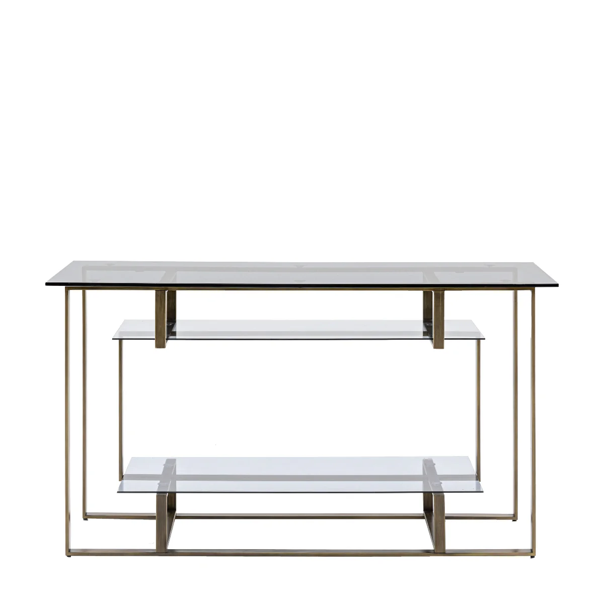 Gallery Direct Thornton Console Table Bronze 1400x450x760mm