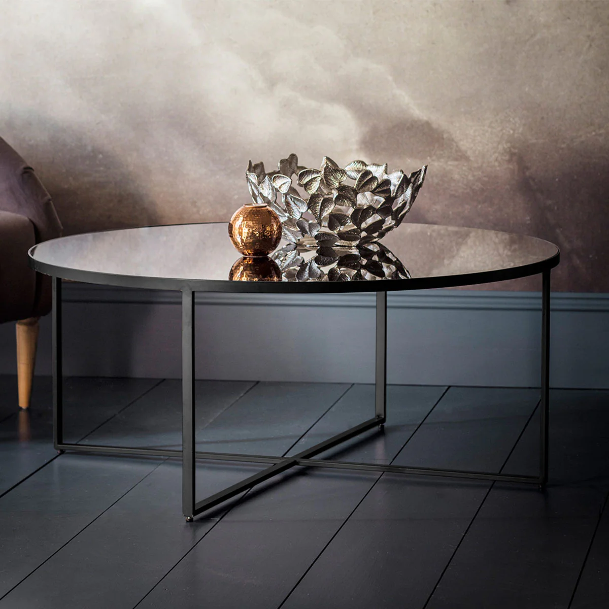 Gallery Direct Torrance Coffee Table 1000x1000x420mm - Image 6
