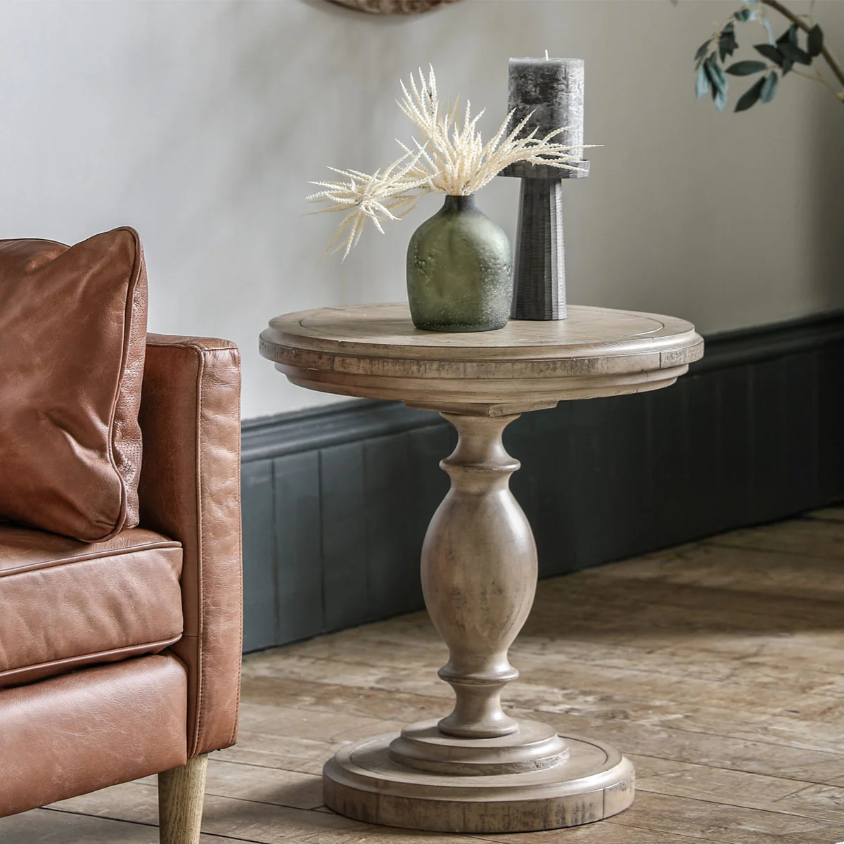 Gallery Direct Vancouver Side Table 500x500x570mm - Image 4