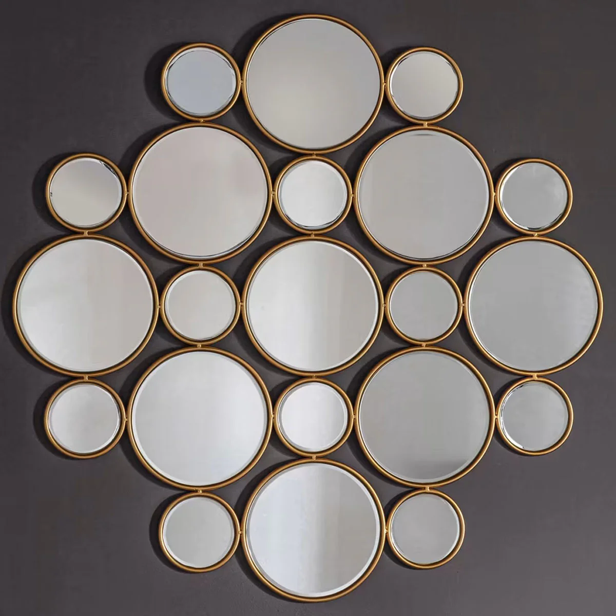 Gallery Direct Wallis Circles Mirror 910x910mm - Image 4