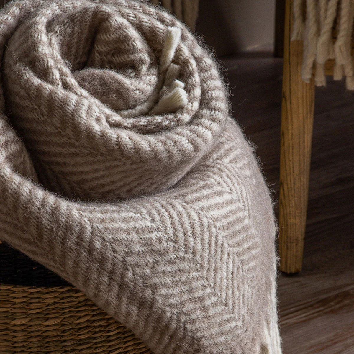 Gallery Direct Wool Throw - Image 4