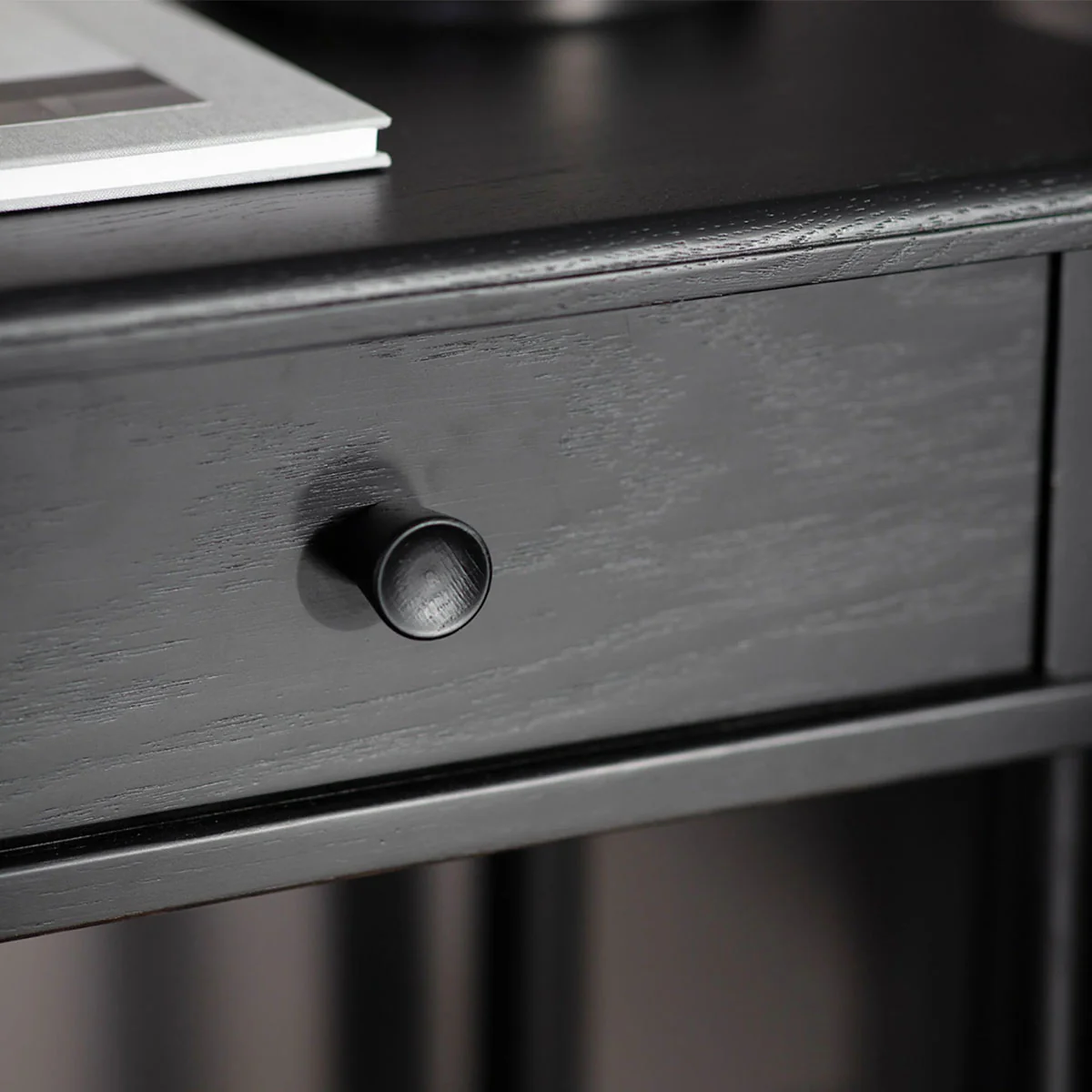 Gallery Direct Wycombe 1 Drawer Bedside Black 500x400x635mm - Image 7