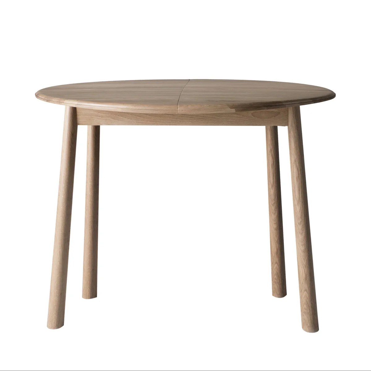 Gallery Direct Wycombe Round Extending Table 1100/1550x1100x750mm