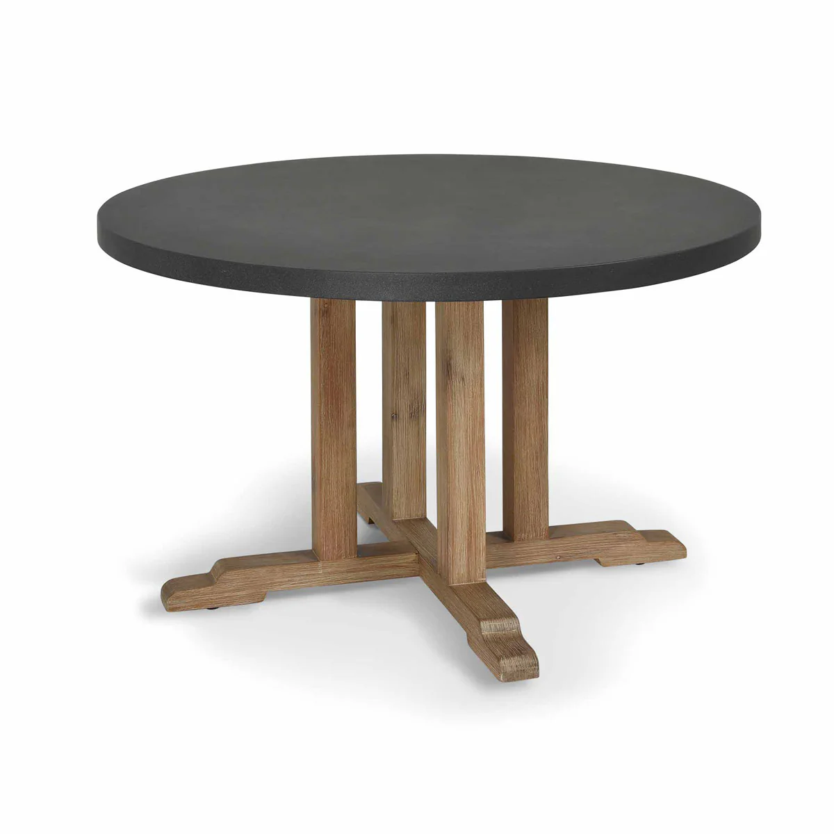 Garden Trading Burcot Round Dining Table Medium Slate Grey - Image 2