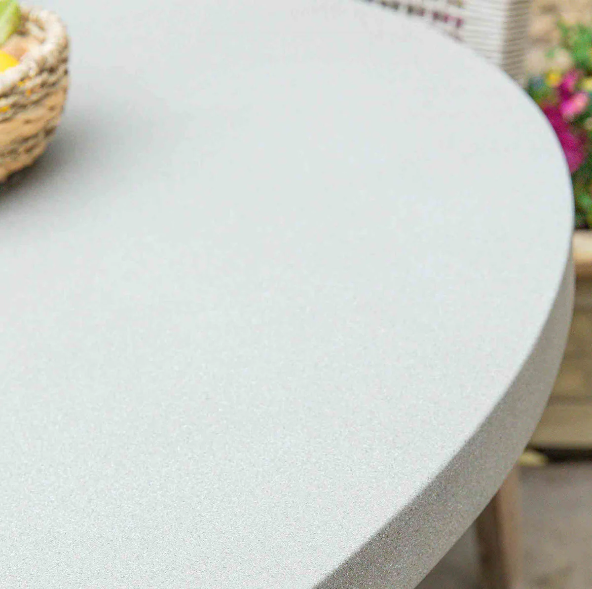 Garden Trading Burford Round Dining Table 120 cm Grey - Image 3