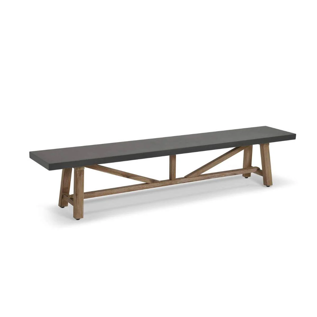 Garden Trading Chilford Bench Large Grey - Image 2