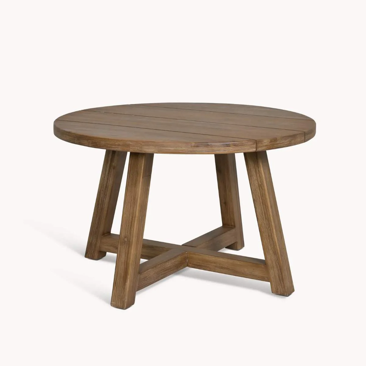Garden Trading Chilford Solid Wood Round Dining Table Natural
