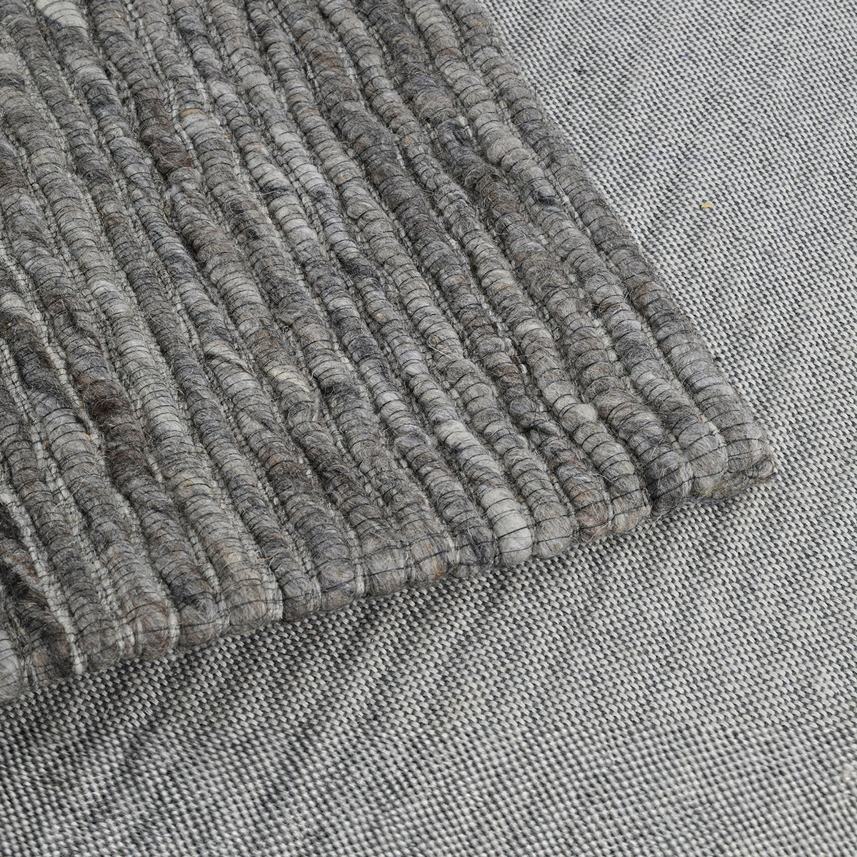 Garden Trading Coaley Rug - 120x180cm - Grey - Image 2