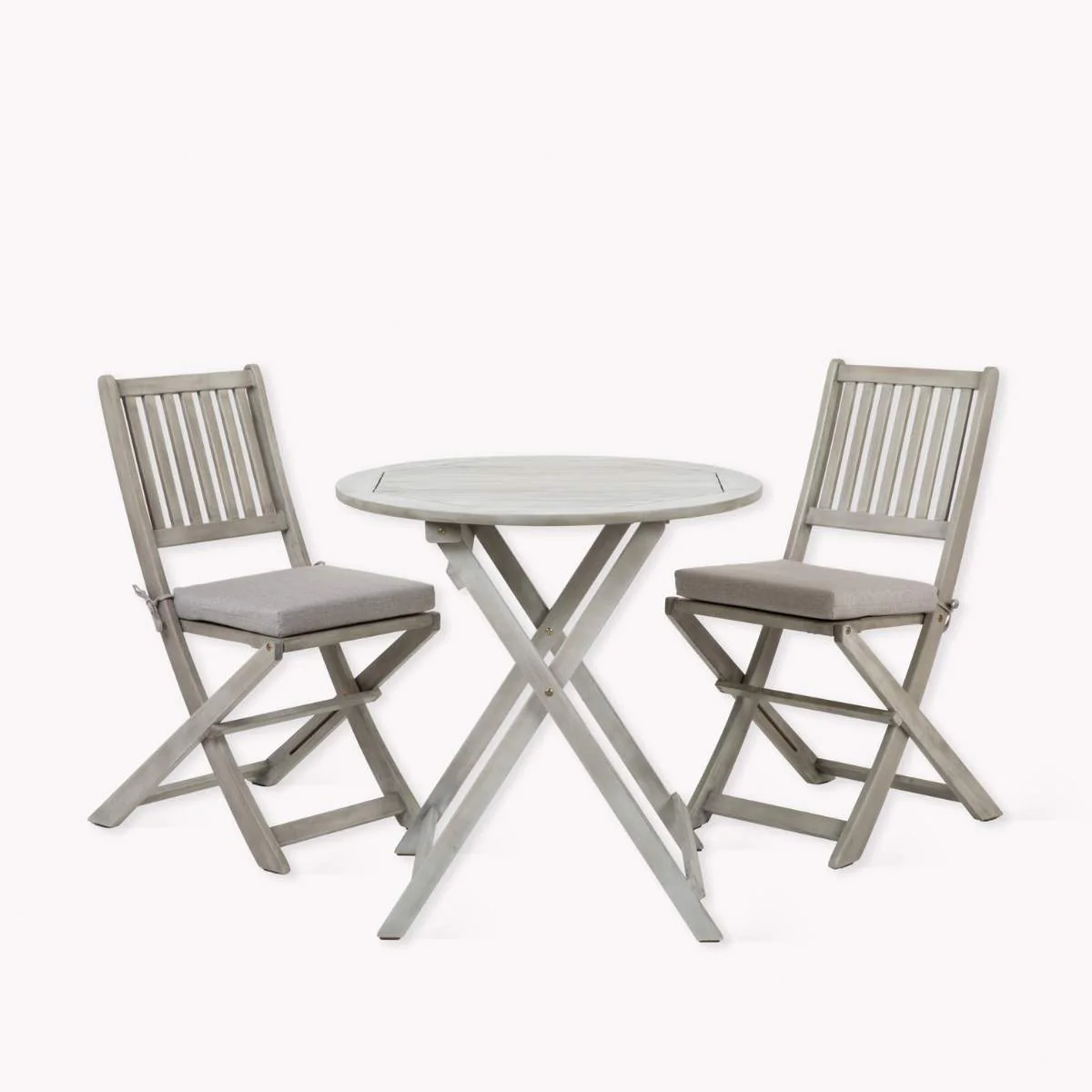 Garden Trading Letcombe Bistro Set Whitewash