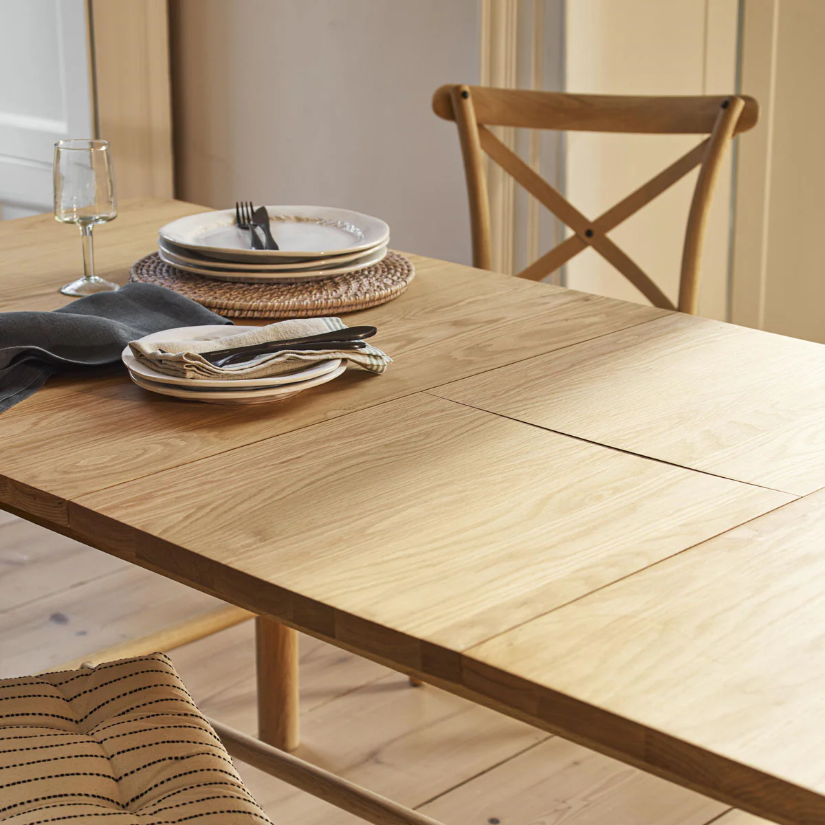 Garden Trading Longworth Extension Dining Table Natural - Image 4