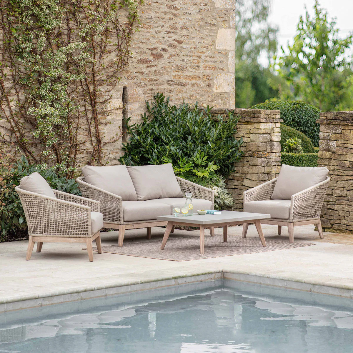 Garden Trading Lynton 2 Seater Sofa Set - Image 3