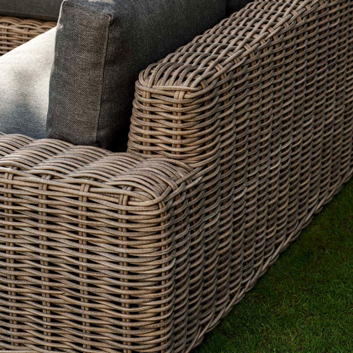 Garden Trading Moorgate Corner Sofa Set Dark Natural - Image 7