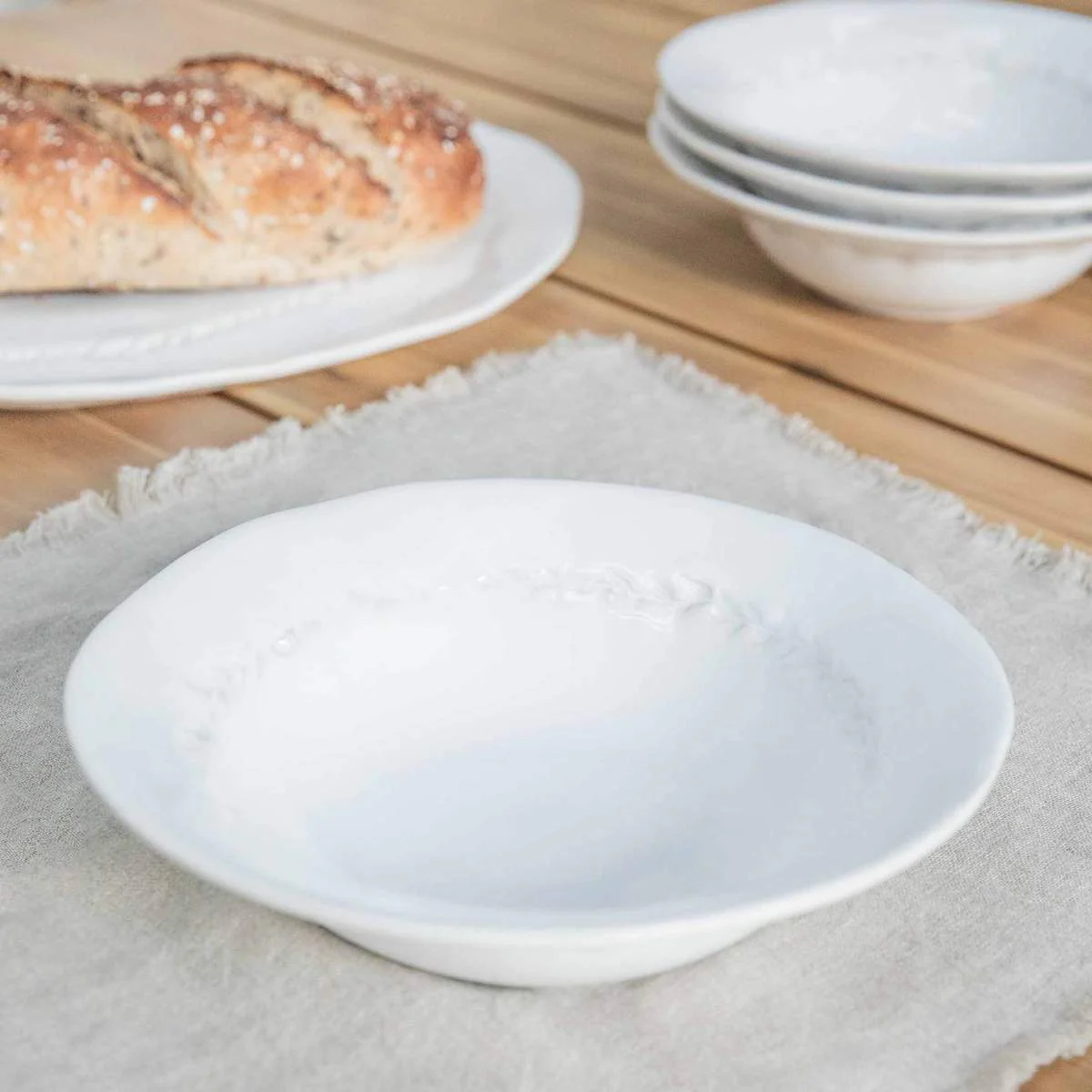 Garden Trading Overton Bowl Set of 4 White - Image 4