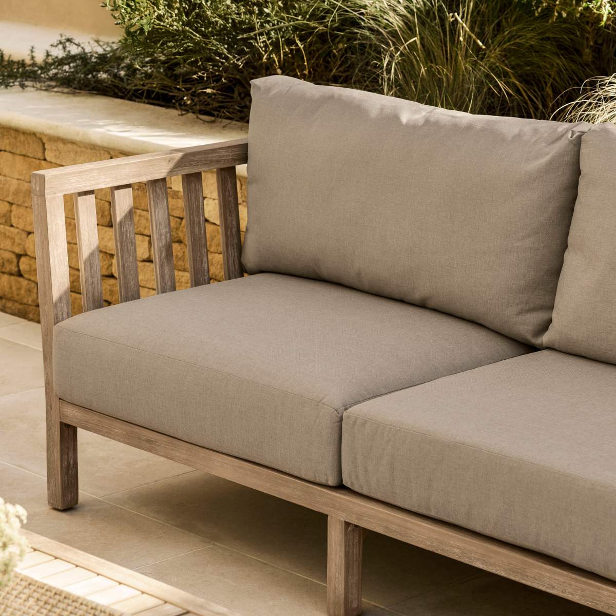 Garden Trading Porthallow 2 Seater Sofa Set Natural - Image 7