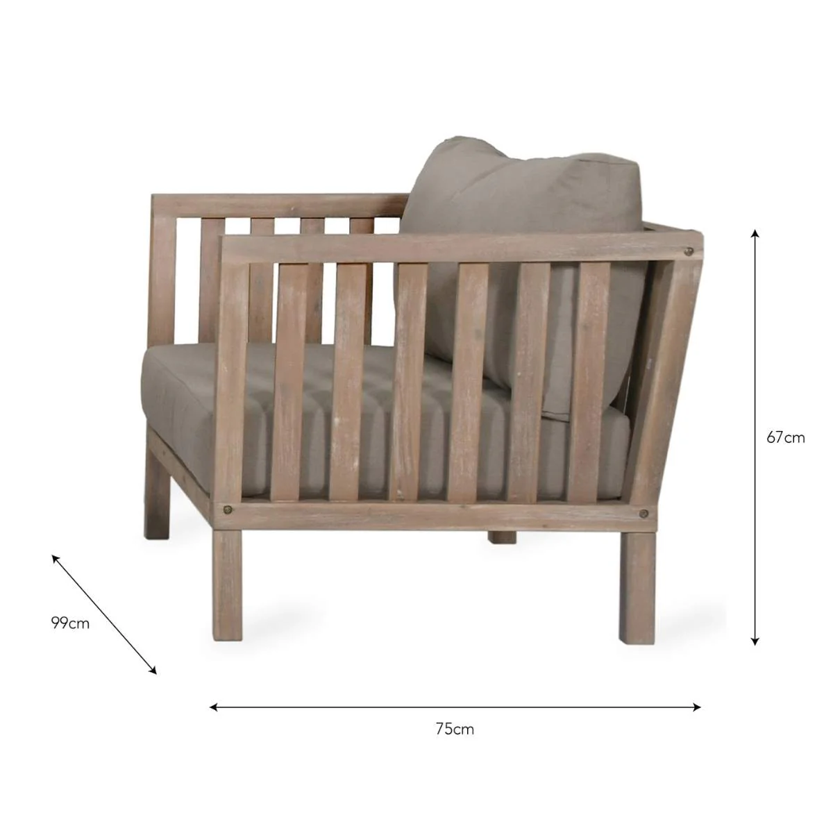 Garden Trading Porthallow Armchairs Set of 2 - Image 2