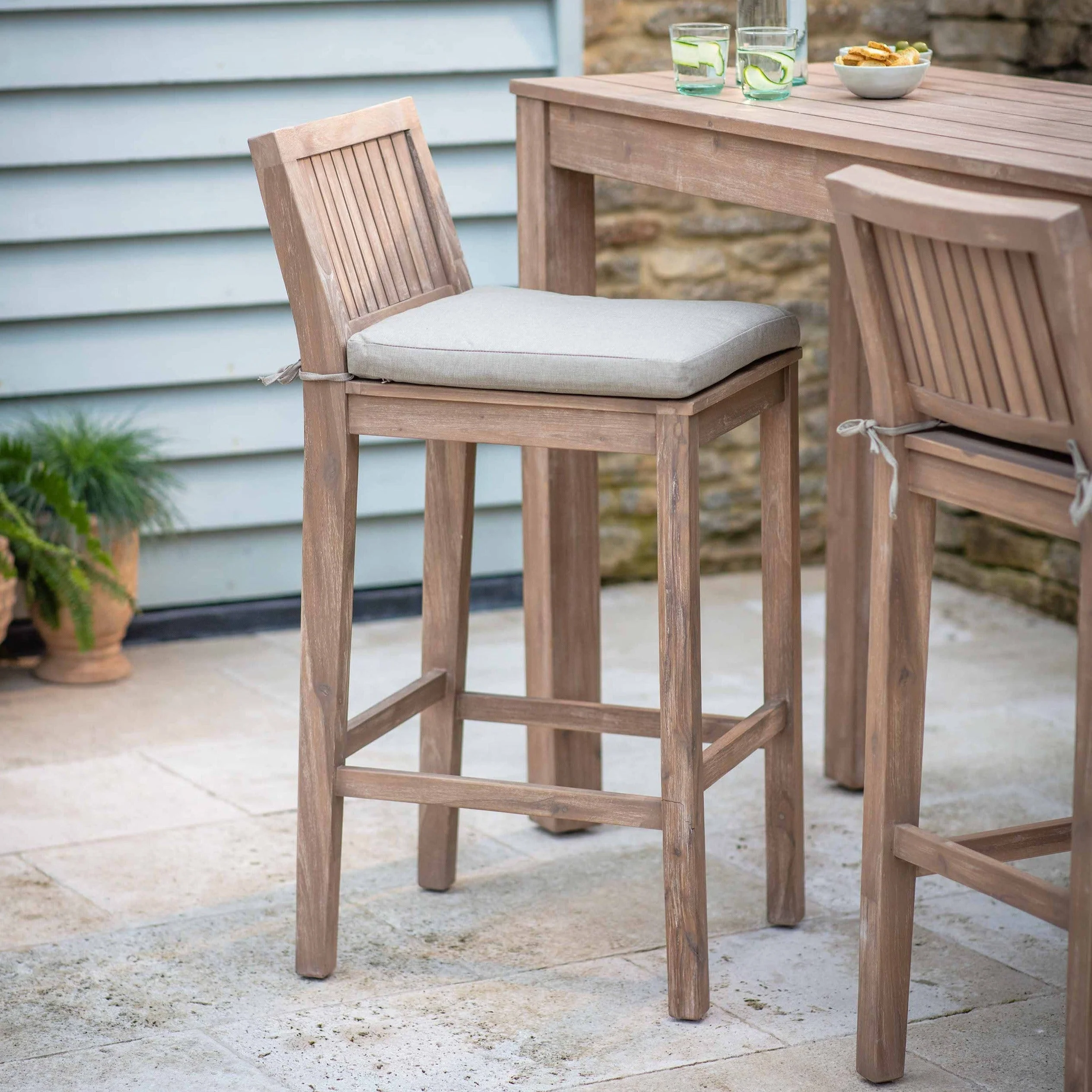 Garden Trading Porthallow Bar Stool Set of 2 - Image 3