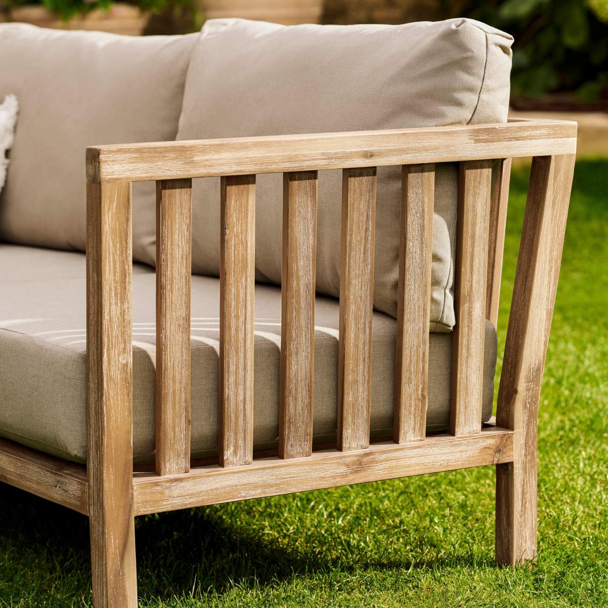 Garden Trading Porthallow Corner Sofa Set Dark Natural - Image 12