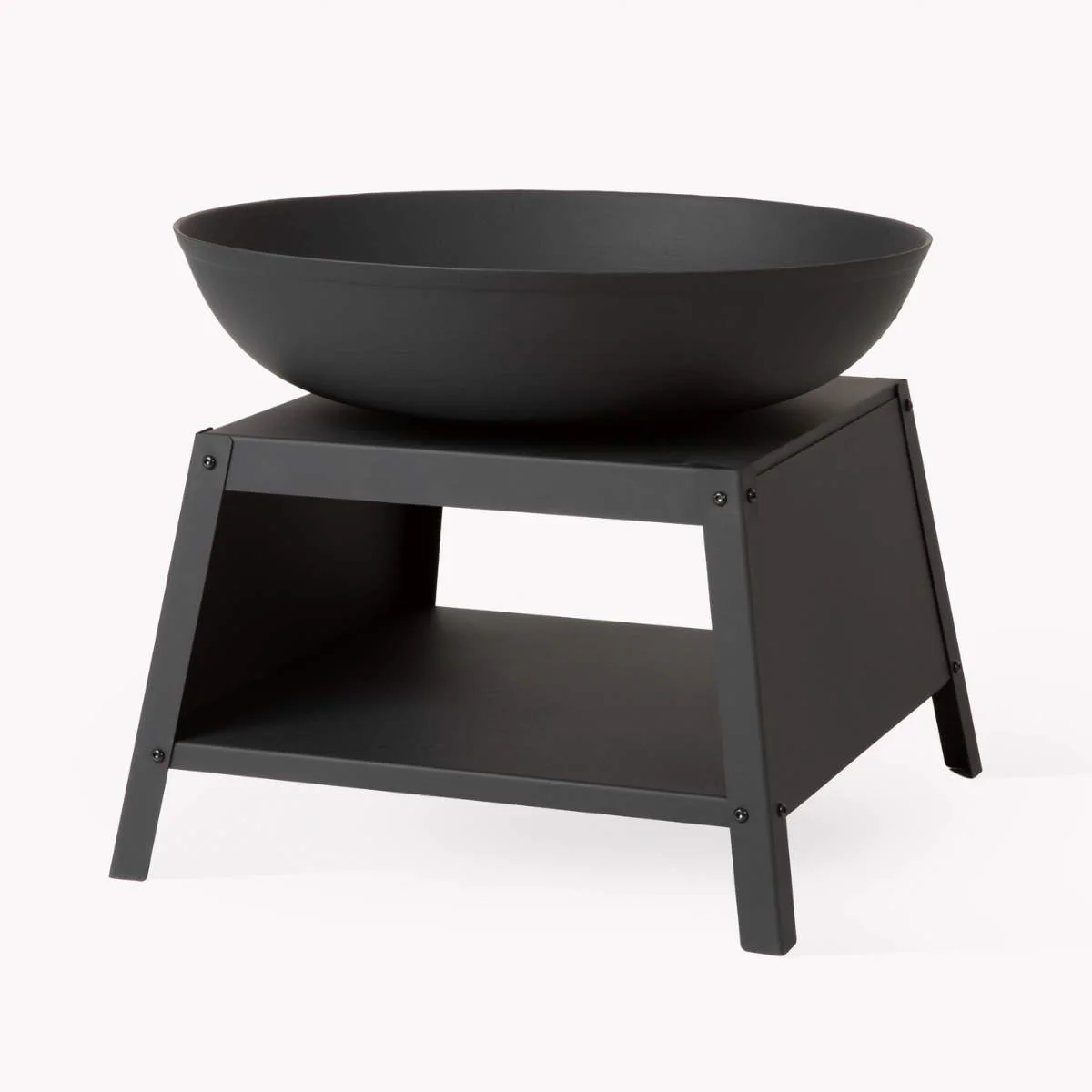 Garden Trading Sarsden Fire Pit Bowl & Log Store Medium