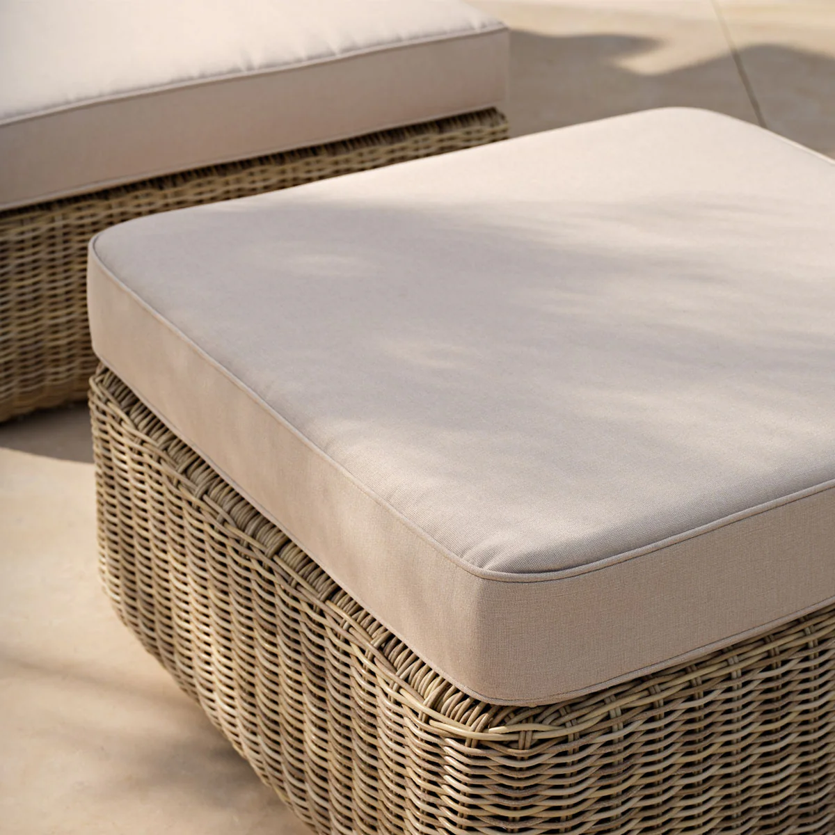 Garden Trading Skala Corner Sofa Set Light Rattan - Image 6
