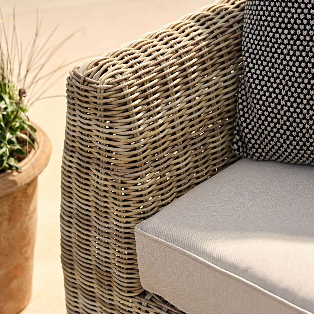 Garden Trading Skala Corner Sofa Set Light Rattan - Image 7