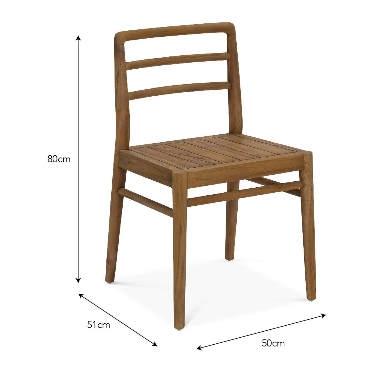 Garden Trading St Mawes Dining Chair Set of 2 Natural - Image 3