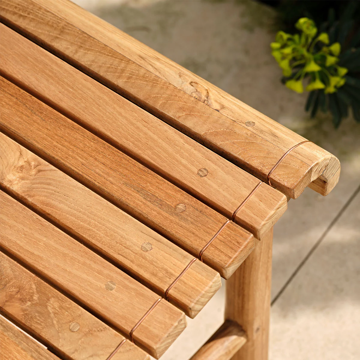 Garden Trading Station Bench Double Natural - Image 4