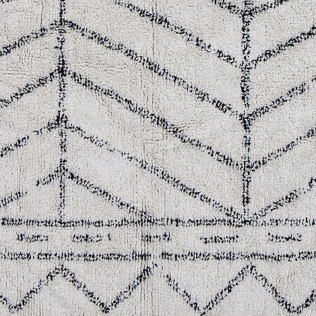Bloomingville Oiva Geometric Grey Cotton Rug - Image 2