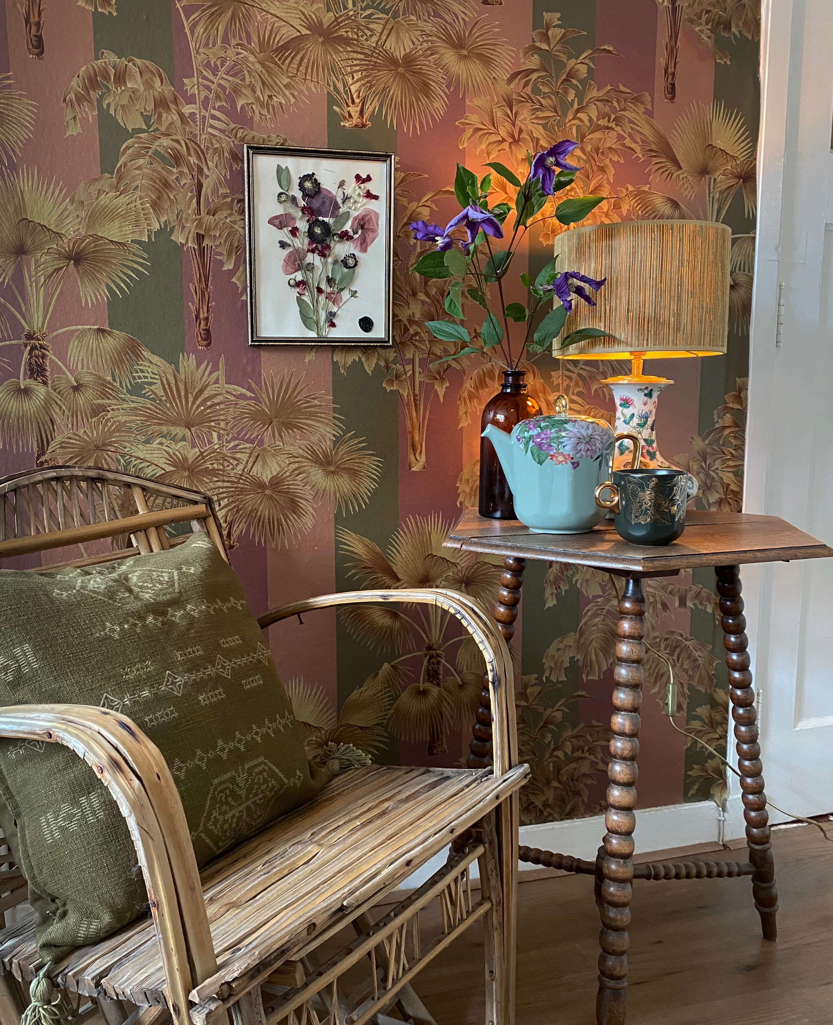 Creative Lab Amsterdam Golden Palms Wallpaper Mural - Image 2