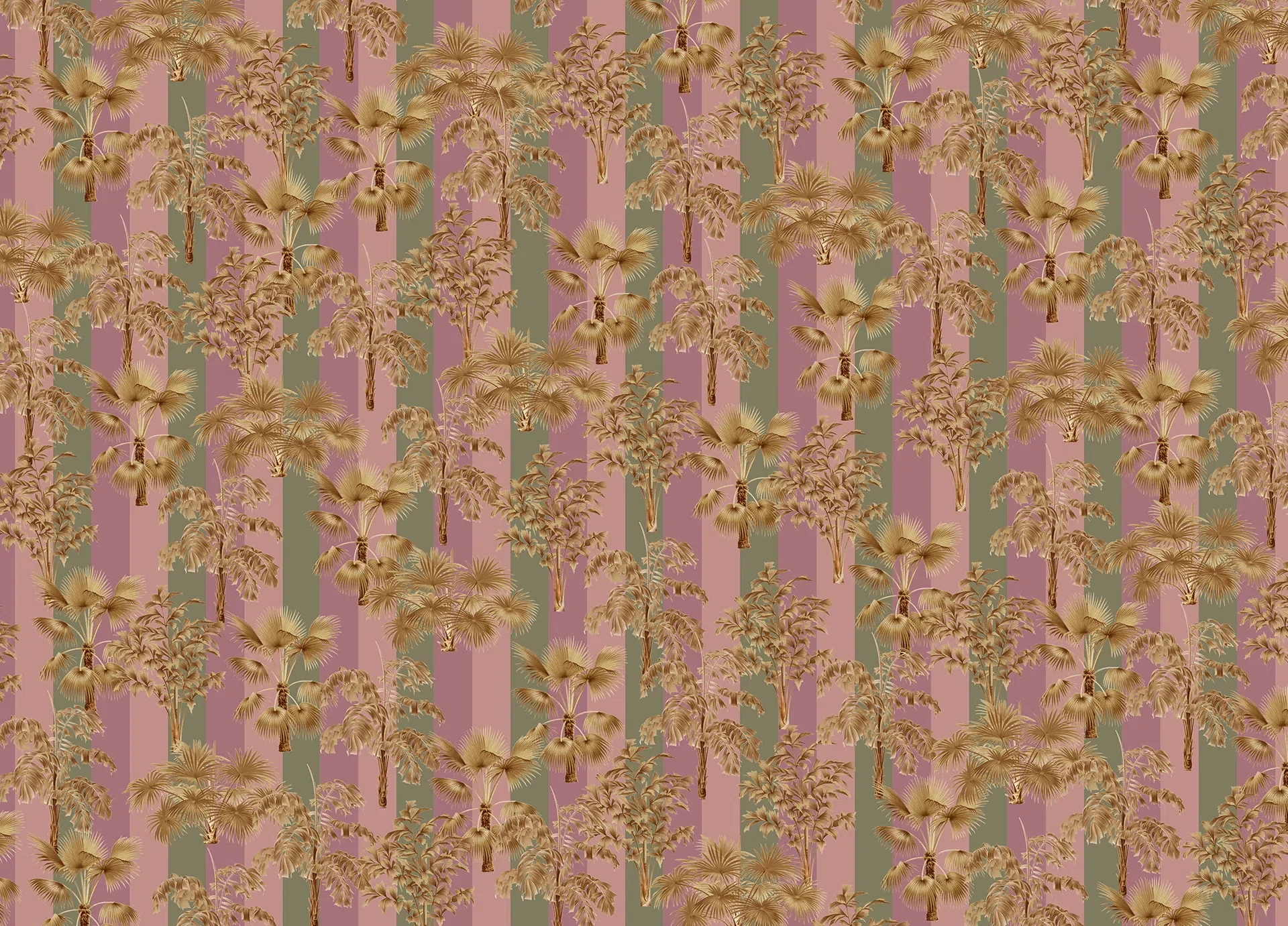 Creative Lab Amsterdam Golden Palms Wallpaper Mural - Image 4