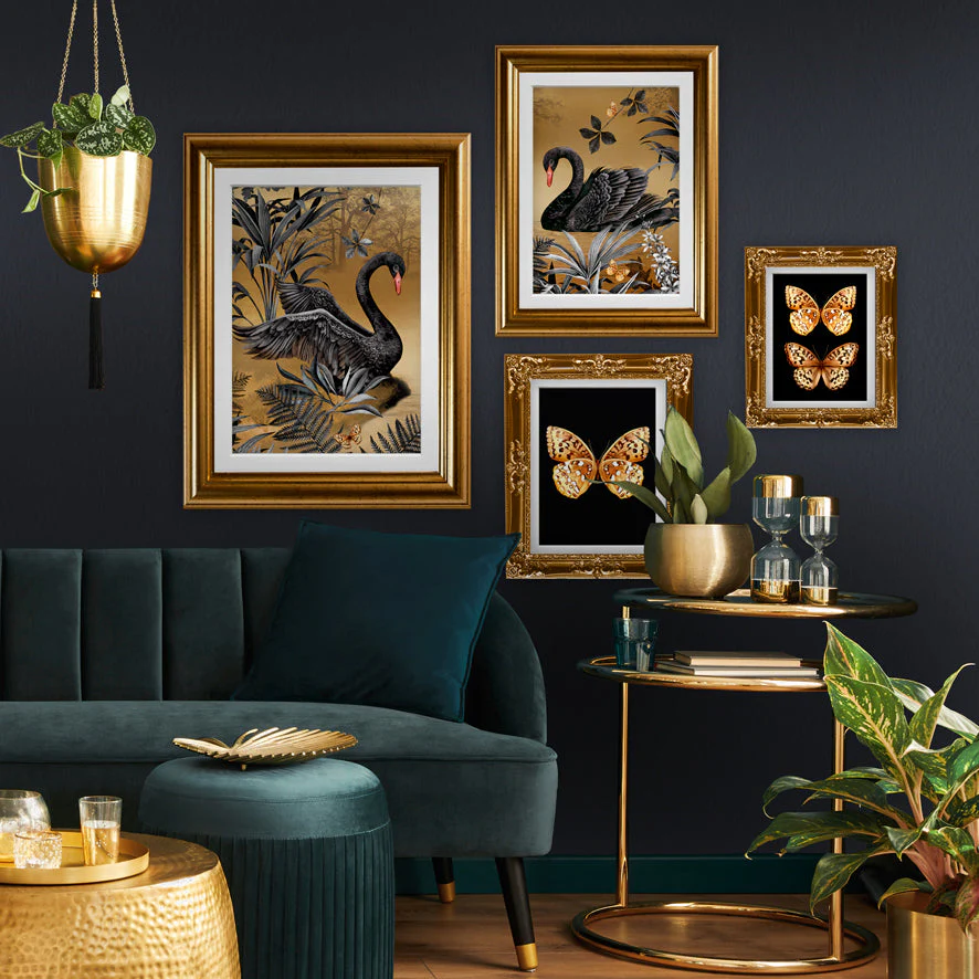 Avalana Golden Papilio Art Print - Image 2