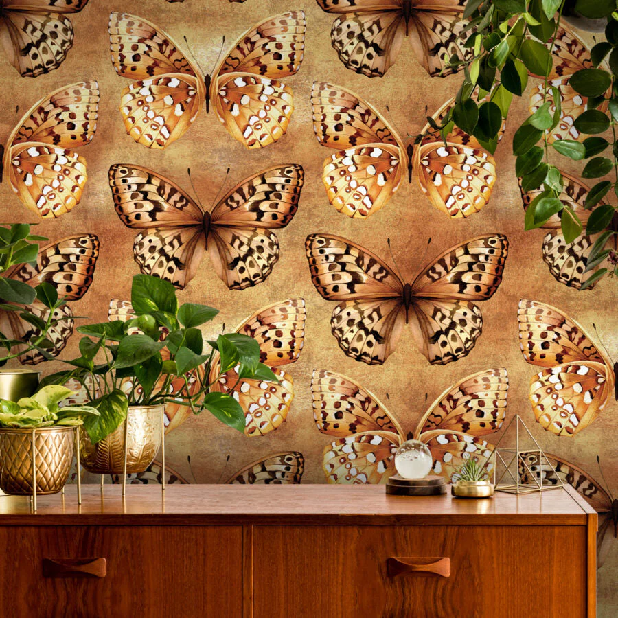 Avalana Golden Papilio Wallpaper - Image 3