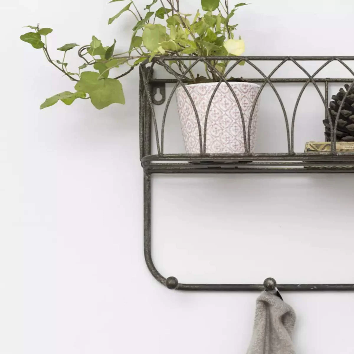 Grand Illusions Decorative Shelf With Hooks Large - Image 5