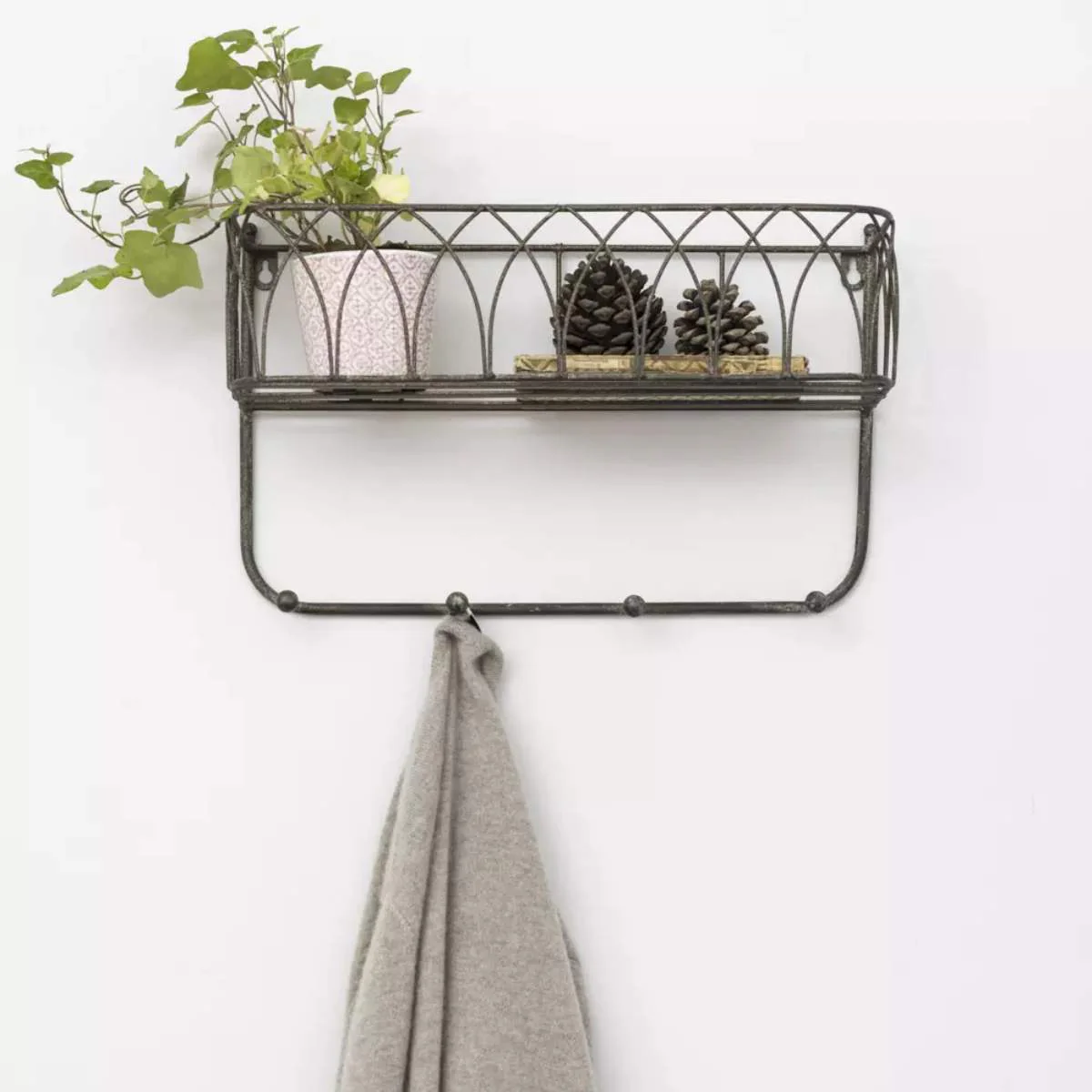 Grand Illusions Decorative Shelf With Hooks Large - Image 6
