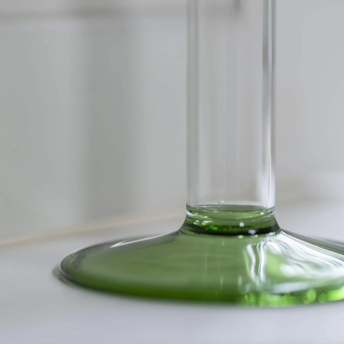 Grand Illusions Glass Candle Holder Fern Tall - Image 3