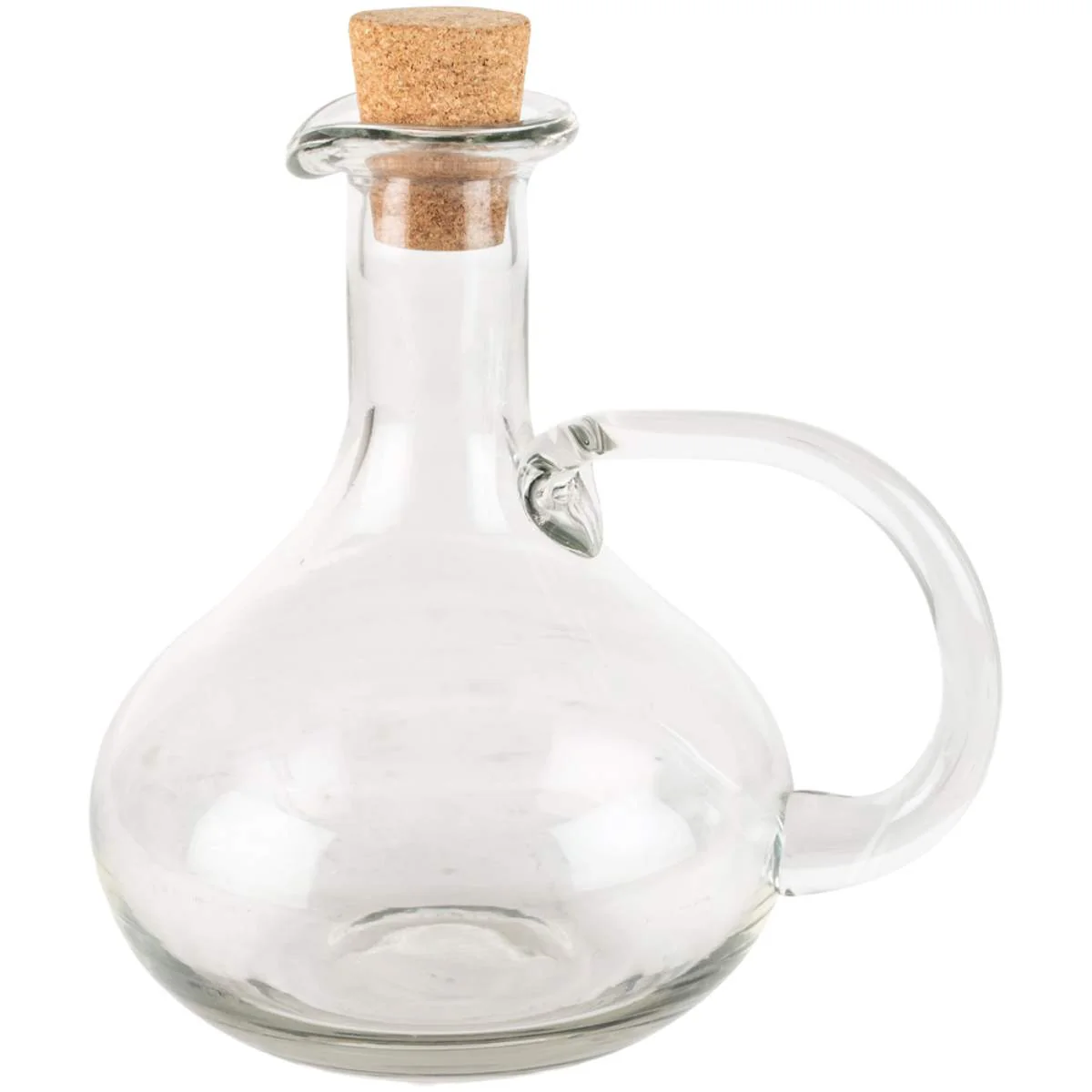 Grand Illusions Glass Cruet With Cork