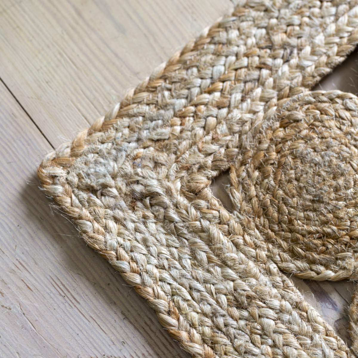 Grand Illusions Jute Rug With Decorative Edge - Image 2