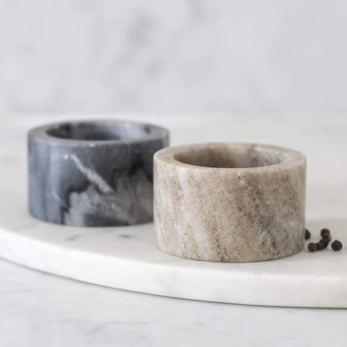 Grand Illusions Marble Salt Cellar Sand - Image 4